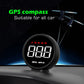 WiiYii G1 Car HUD OBD2 GPS On - board Computer Digital Head Up Display Auto Speedmeter Speed Windshield Projector For All Car - shift - knoobs