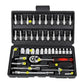 Wrench Set 46/53Pcs Tool Kit For Car Tool Screwdriver And Bit Ratchet Torque Quick Wrench Spanner Wrench Socket Key Hand Tools - shift - knoobs