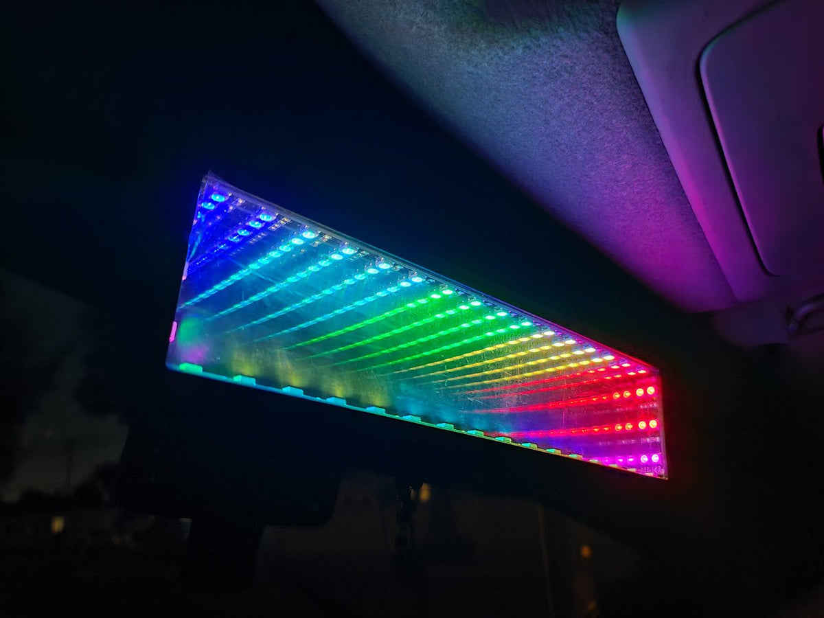 LED Rearview Mirror - shift-knoobs