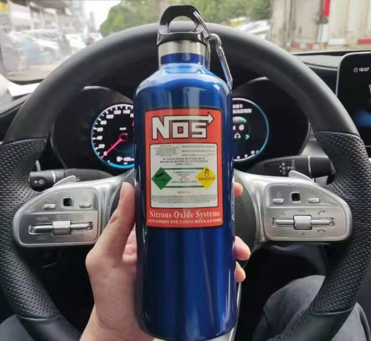 NOS Water Bottle - shift-knoobs